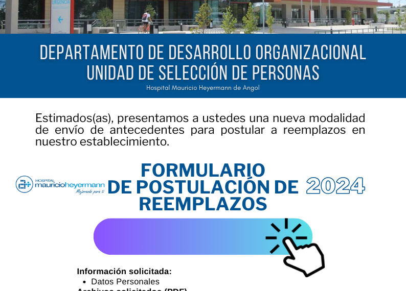 FORMULARIO DE POSTULACION REEMPLAZOS 2024