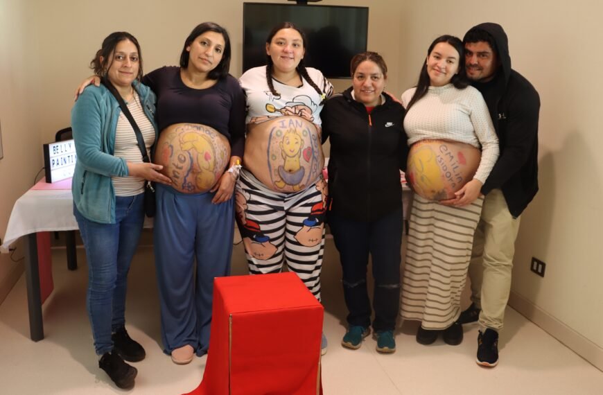 TRANSFORMANDO LA GESTACIÓN EN ARTE CON BELLY PAINTING EN NUESTRO HOSPITAL