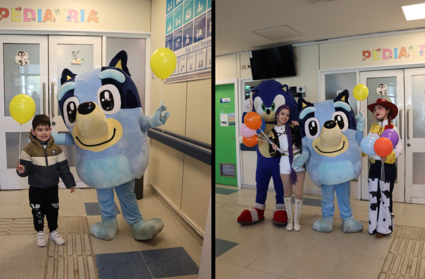 PERSONAJES DE REINO ENCANTADO LLEVARON ALEGRÍA A LOS NIÑOS DEL HOSPITAL